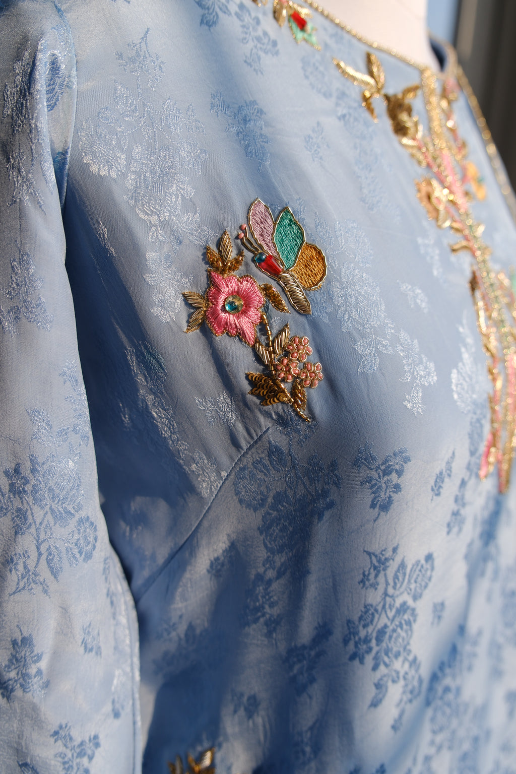 Sky Crepe suit set