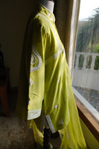Green Dori work Choga set