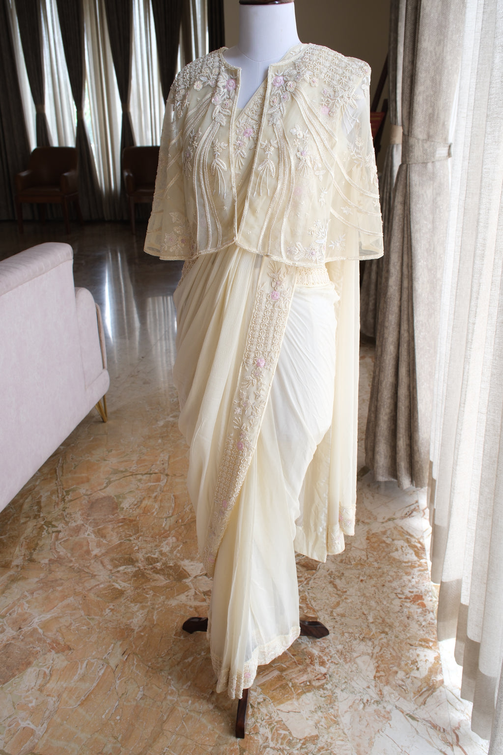 Butter Yellow Saree
