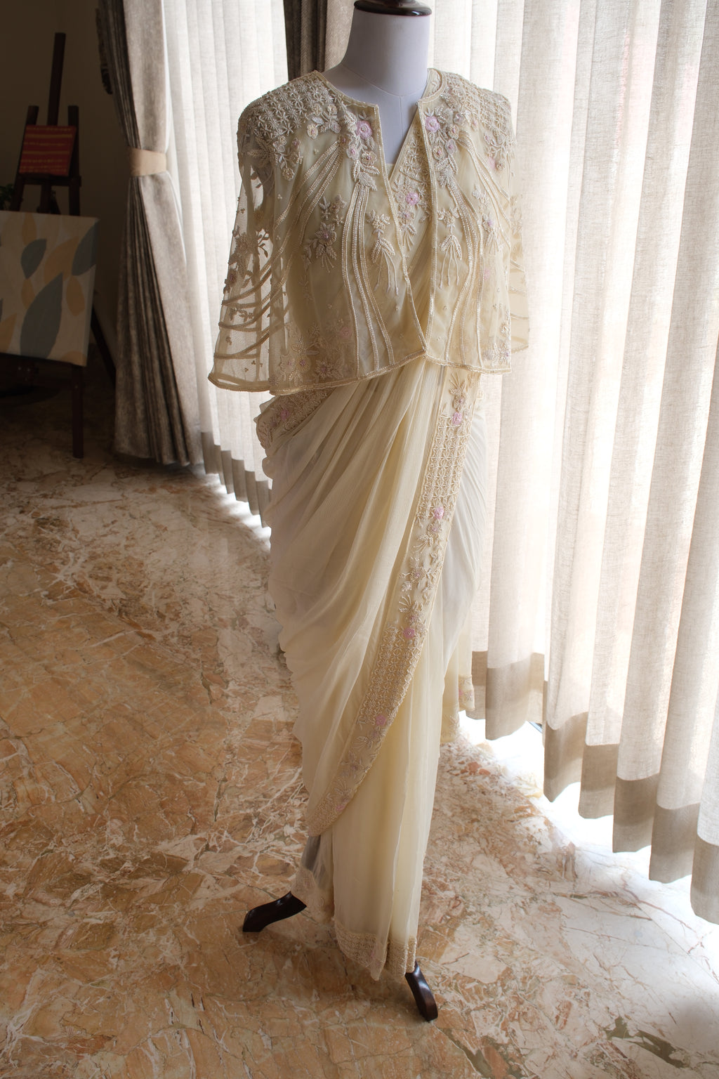 Butter Yellow Saree