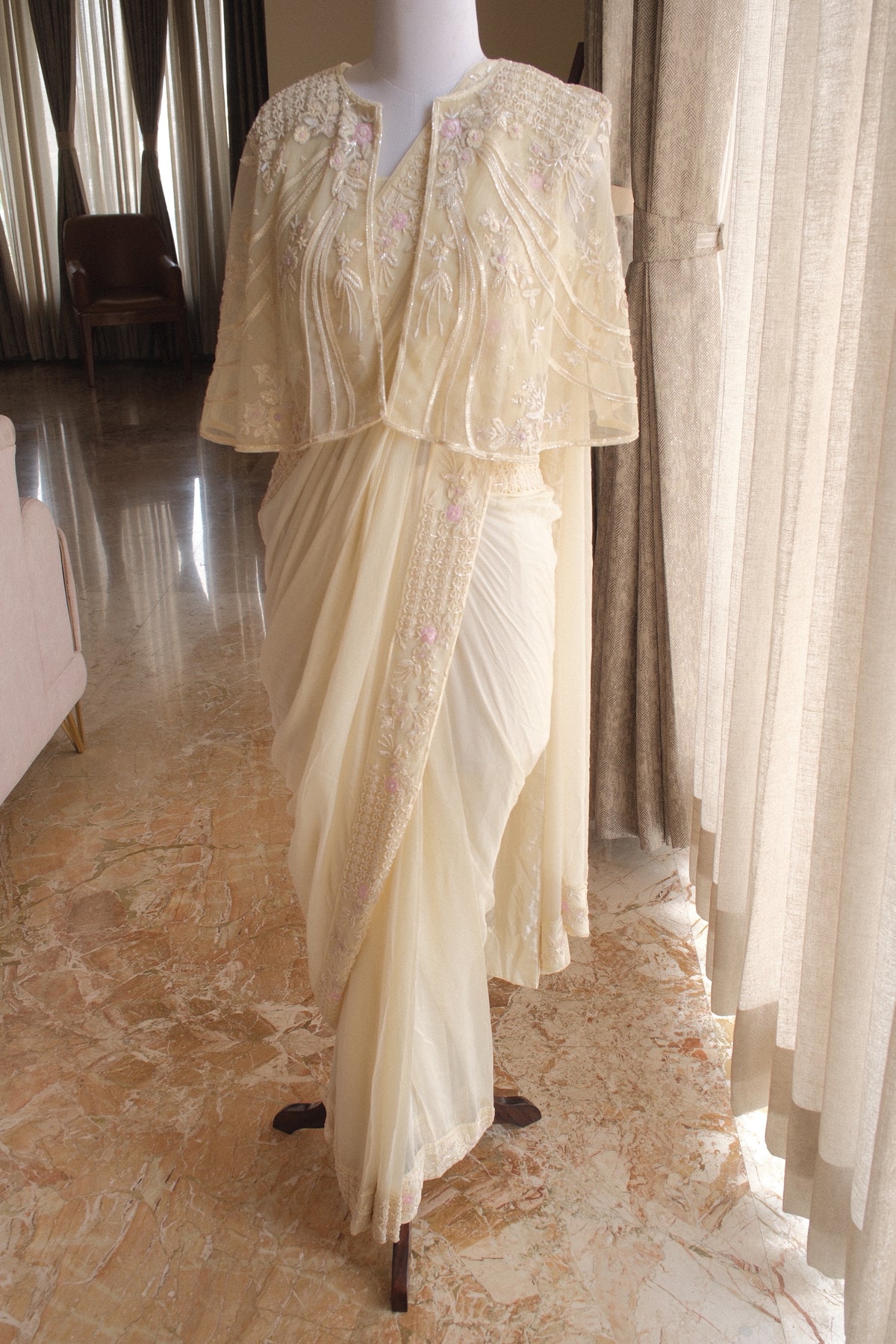 Butter Yellow Saree