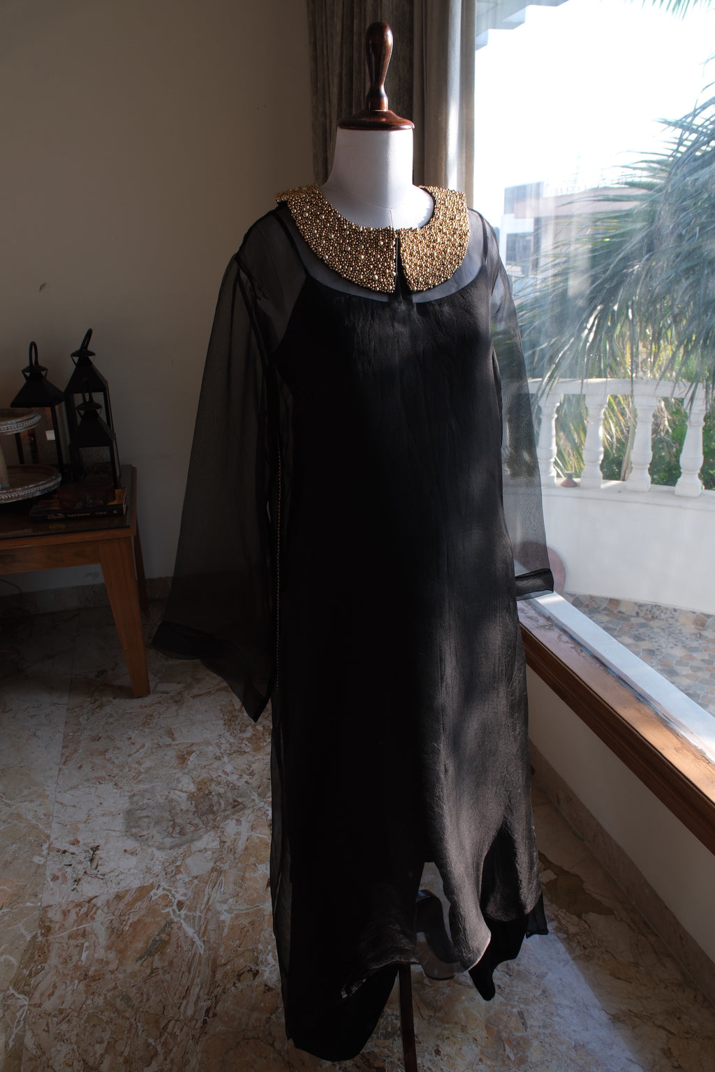 Barely there Kurta Set - Black