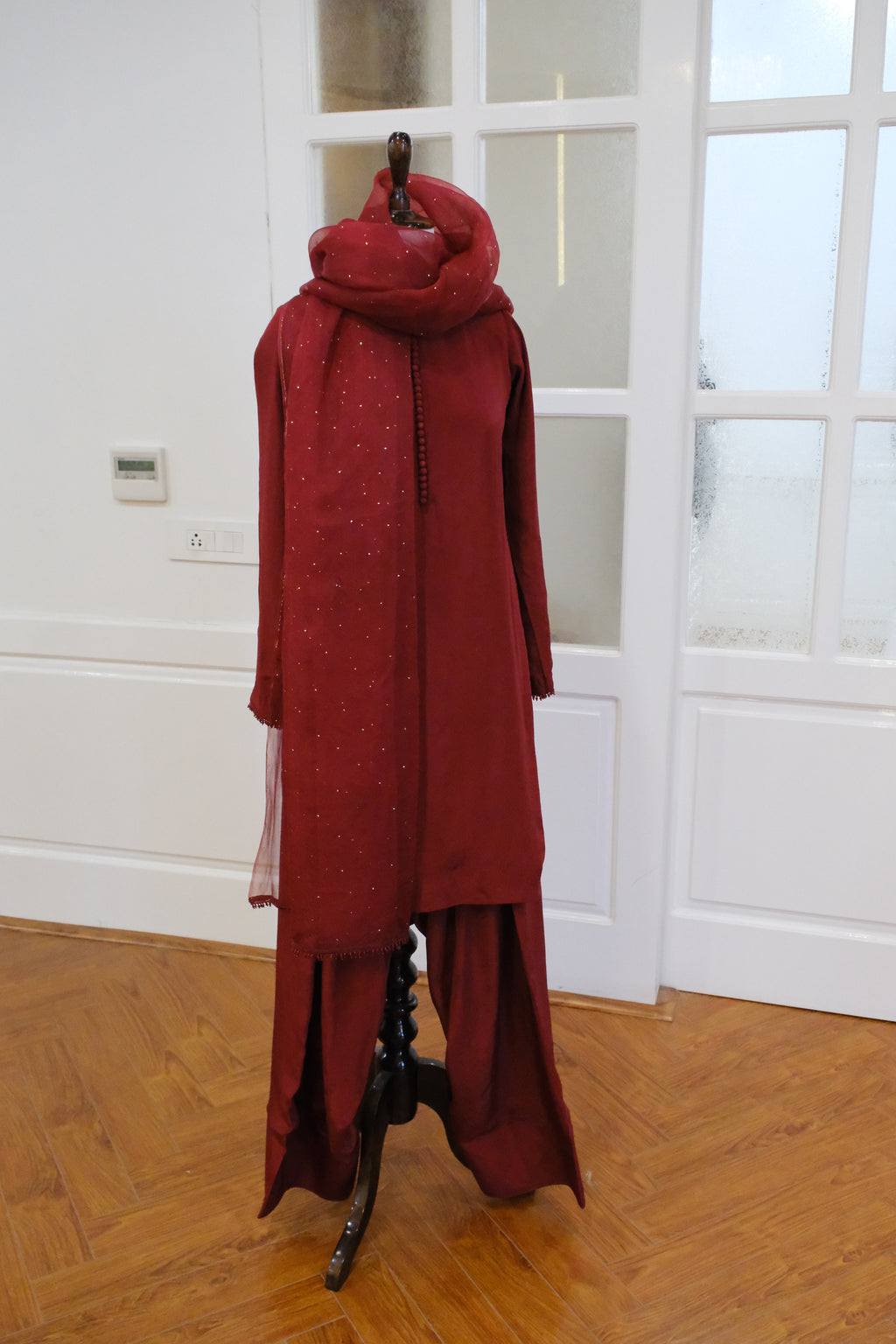 Farshi Salwar Set - Maroon