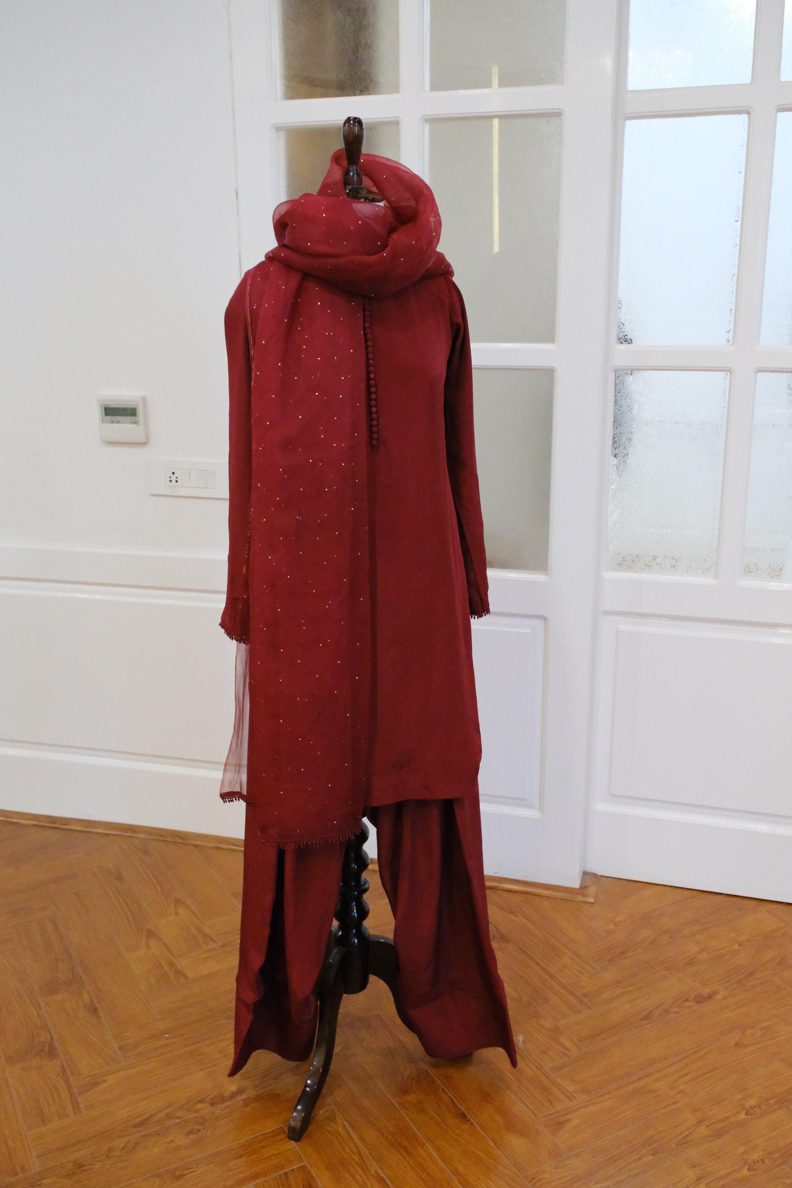Farshi Salwar Set - Maroon