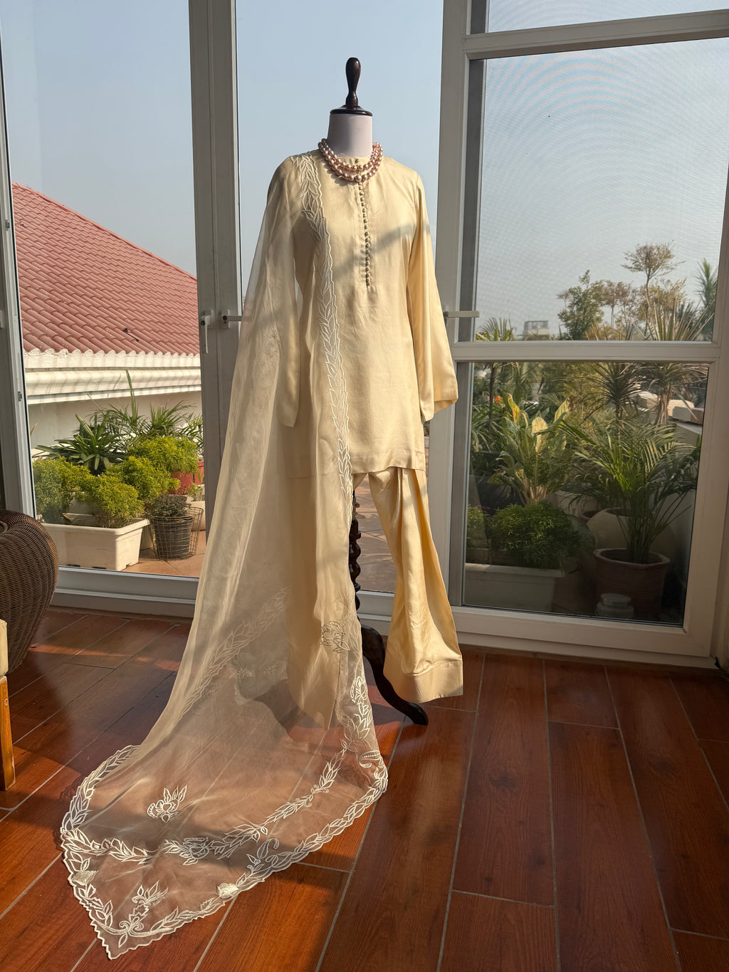 Ivory Farshi Suit Set