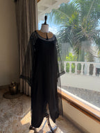 Barely there Kurta Set - Black