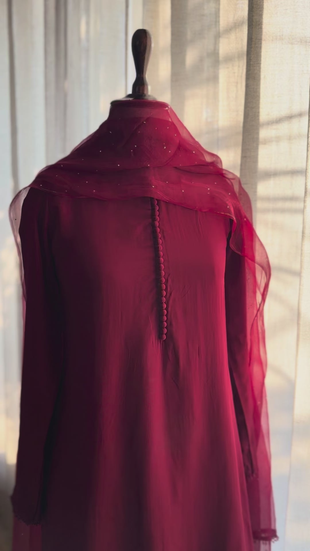 Farshi Salwar Set - Maroon